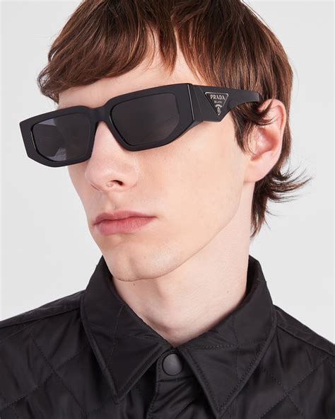 prada pr 100s|Slate Gray Lenses Sunglasses With Triangle Logo .